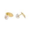 Banter Diamond-Cut Oval Virgin Mary Stud Earrings In 10K Gold Earrings