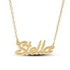 Banter 14K Gold Plated Script Name Rolo Chain Necklaces