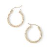 Banter 20Mm Twisted Euro Hoop Earrings In 10K Gold Earrings