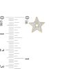 Banter 1/20 Ct. T.W. Multi-Diamond Mismatch Star Stud Earrings In 10K Gold Earrings