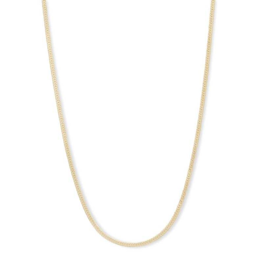 Banter Made In Italy 1.35Mm Herringbone Chain Necklace In 10K Solid Gold - 18" Necklaces