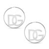 Banter Personalized Initial Hoop Earrings In Semi-Solid Sterling Silver Earrings