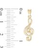 Banter 23Mm Treble Clef Charm In 10K Solid Gold Charms