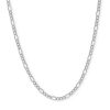 Banter 10K Hollow White Gold Figaro Chain - 16" Necklaces