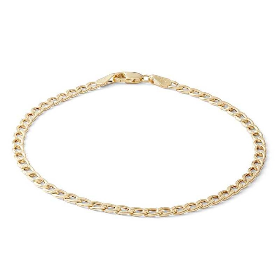 Banter Made In Italy 3.2Mm Curb Chain Bracelet In 10K Hollow Gold - 7.5" Bracelets