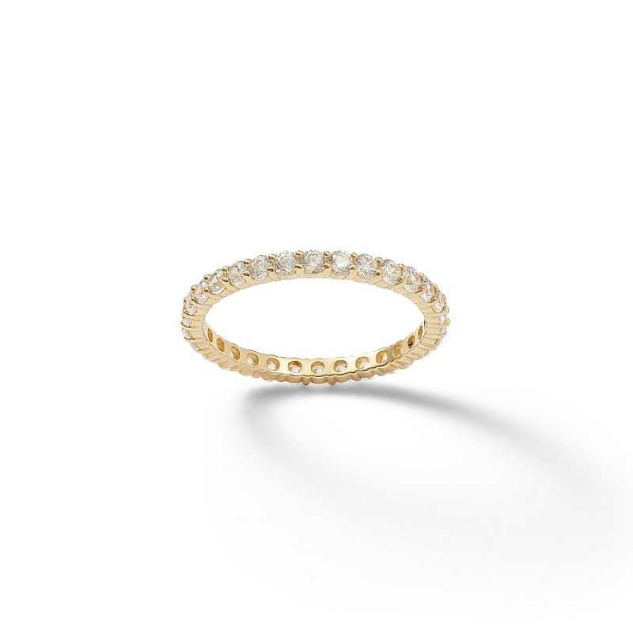 Banter Cubic Zirconia Eternity Band In 10K Gold Rings