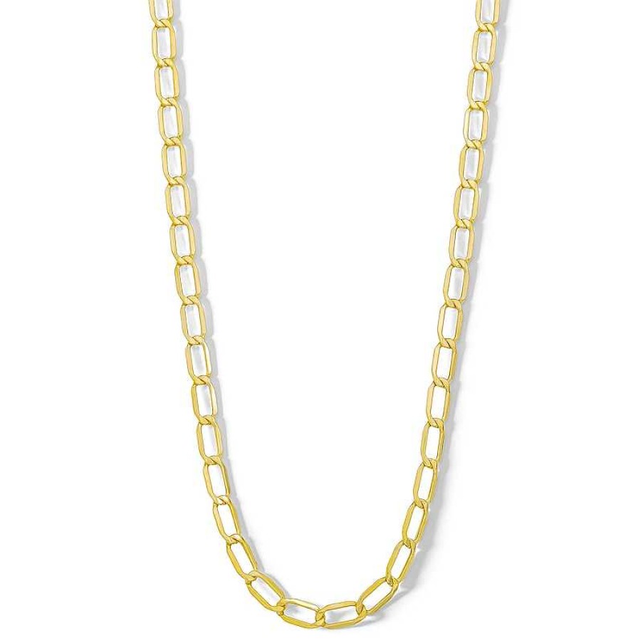 Banter 10K Hollow Gold Woven Link Chain - 22" Necklaces