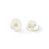 Banter 4Mm Cubic Zirconia Round Halo Stud Earrings In Sterling Silver With 14K Gold Plate Earrings