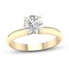 Banter 10K Solid Gold 2 Ct. T.W. Lab-Created Diamond Solitaire Ring Rings