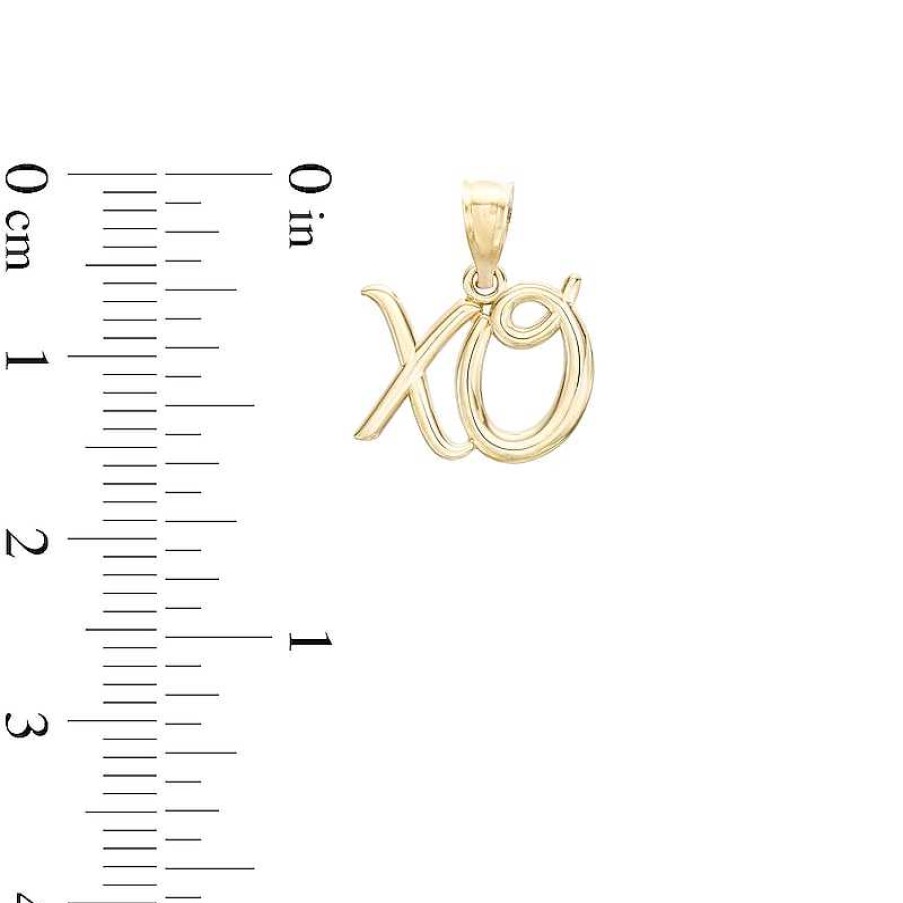 Banter Xo Necklace Charm In 10K Gold Charms