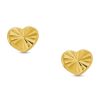 Banter Child'S Diamond-Cut Heart Stud Earrings In 14K Gold Earrings