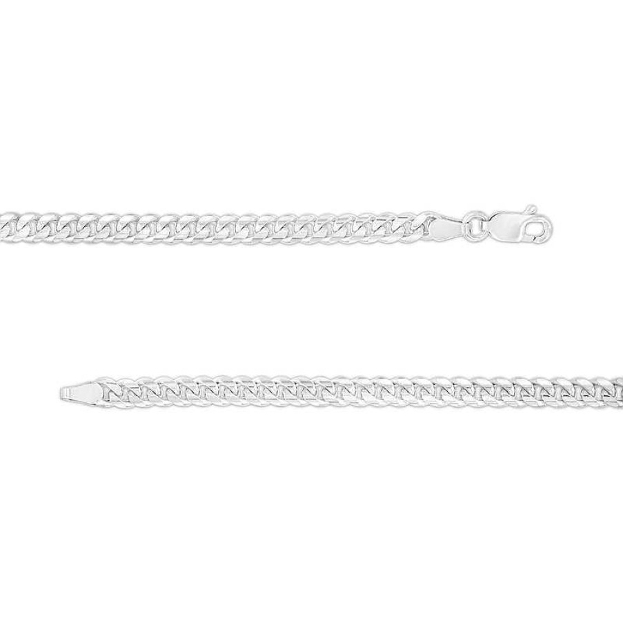 Banter Made In Italy 3.96Mm Cuban Curb Chain Necklace In Solid Sterling Silver - 18" Necklaces