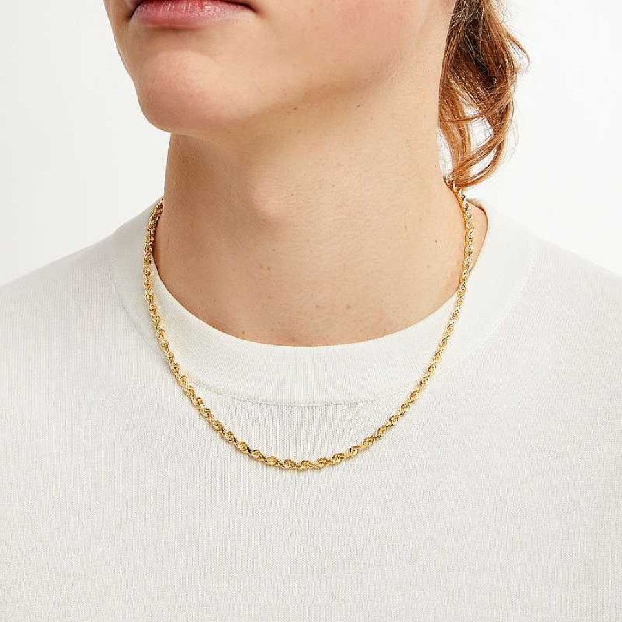 Banter 10K Semi-Sold Gold Rope Chain Necklaces