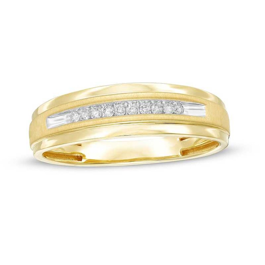 Banter 1/10 Ct. T.W. Diamond Wedding Band In 10K Gold Rings