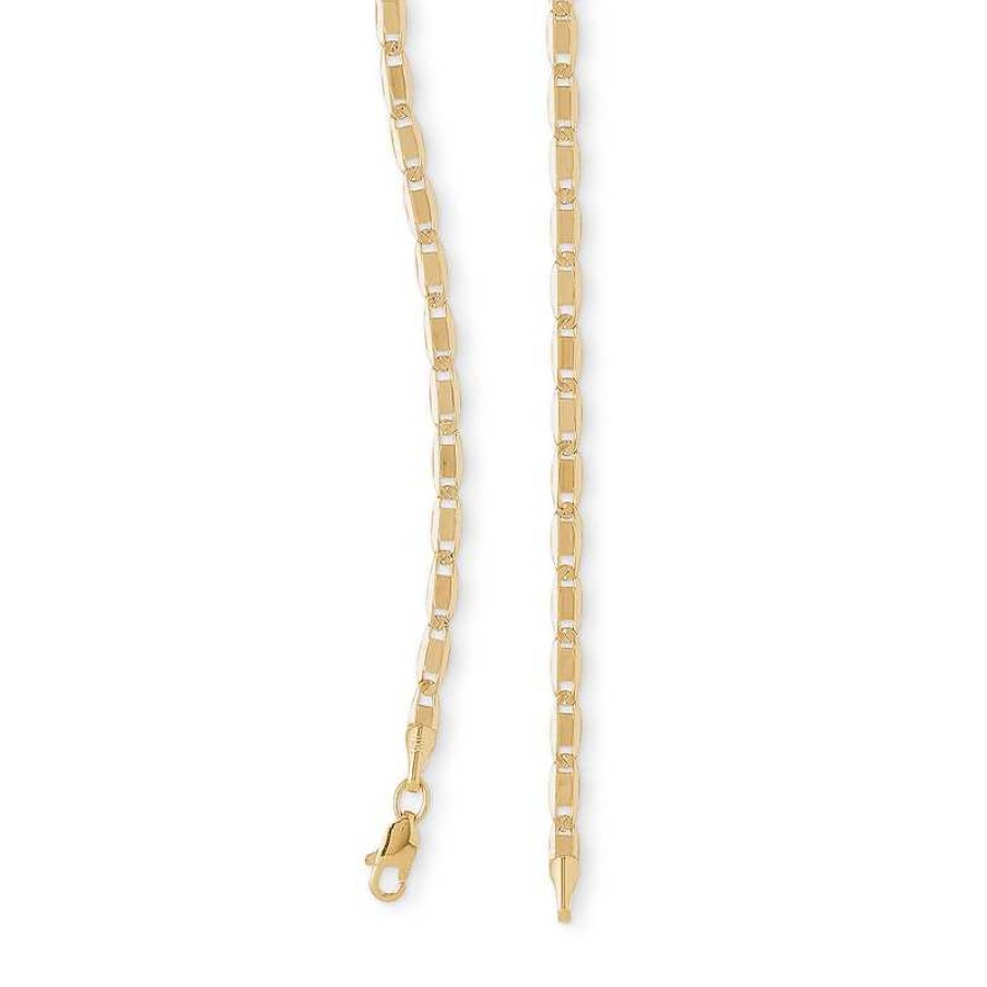 Banter 060 Gauge Valentino Chain Necklace In 10K Hollow Gold - 24" Necklaces