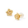 Banter Rose Stud Earrings In 10K Gold Earrings