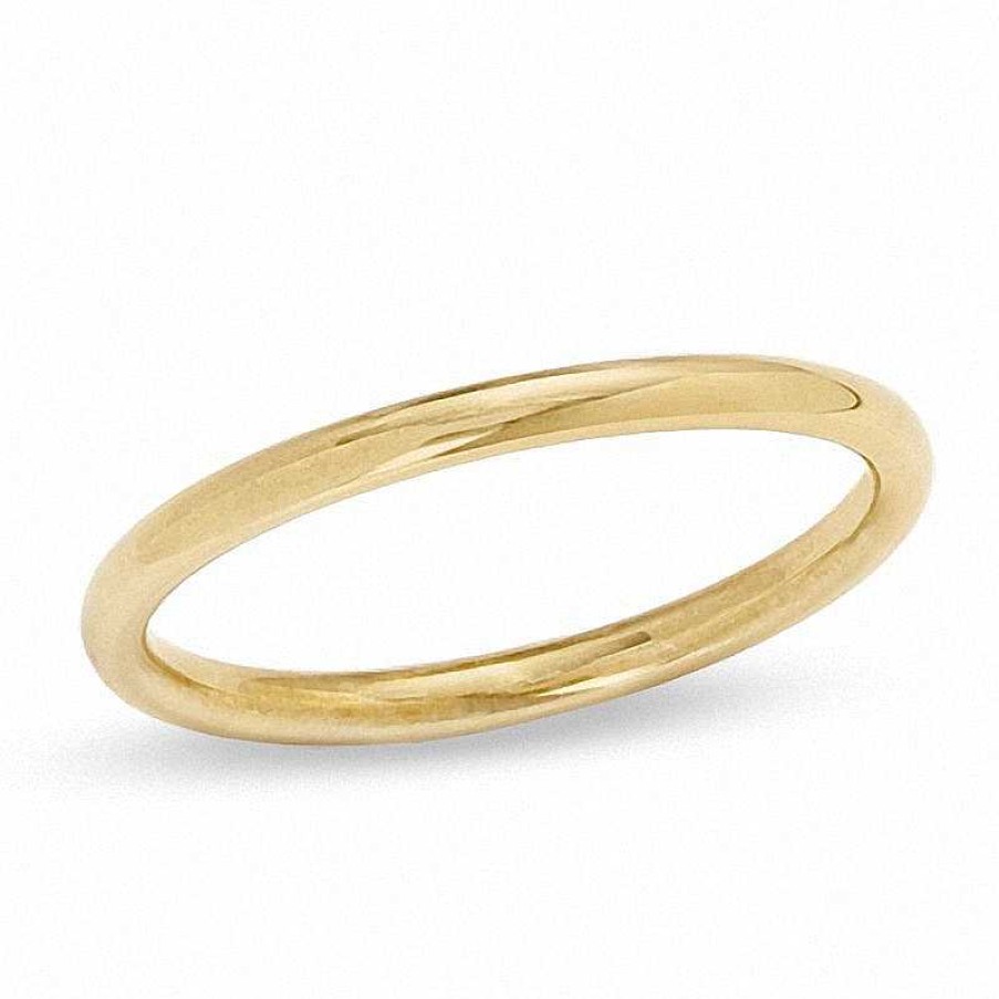 Banter Child'S Plain Band In 10K Gold - Size 1 Rings