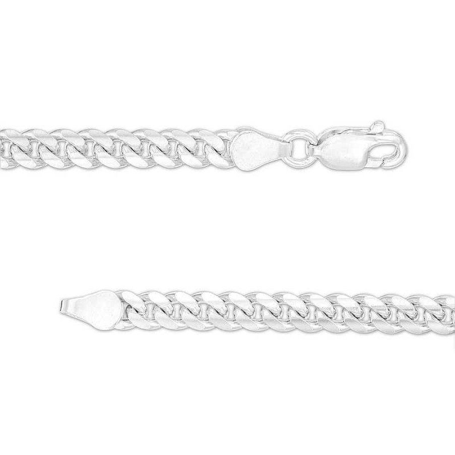 Banter Made In Italy 120 Gauge Cuban Curb Chain Necklace In Solid Sterling Silver 20" Necklaces