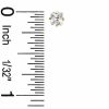 Banter 4Mm Princess-Cut Cubic Zirconia Solitaire Stud Piercing Earrings In 14K Solid Gold Earrings