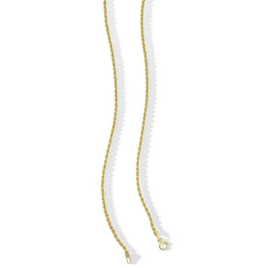 Banter 10K Hollow Gold Rope Chain - 16" Necklaces