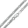 Banter Made In Italy Child'S 080 Gauge Figaro Chain Necklace In Solid Sterling Silver - 15" Necklaces