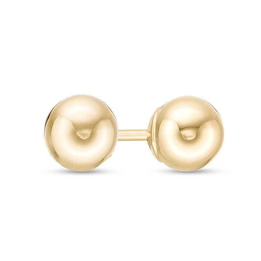 Banter 5Mm Ball Stud Piercing Earrings In 14K Solid Gold Earrings