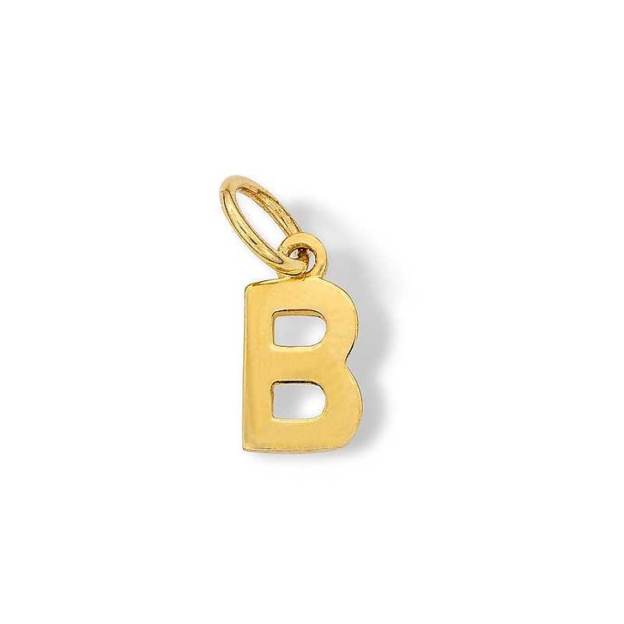 Banter 14K Semi-Solid Gold B Charm Charms