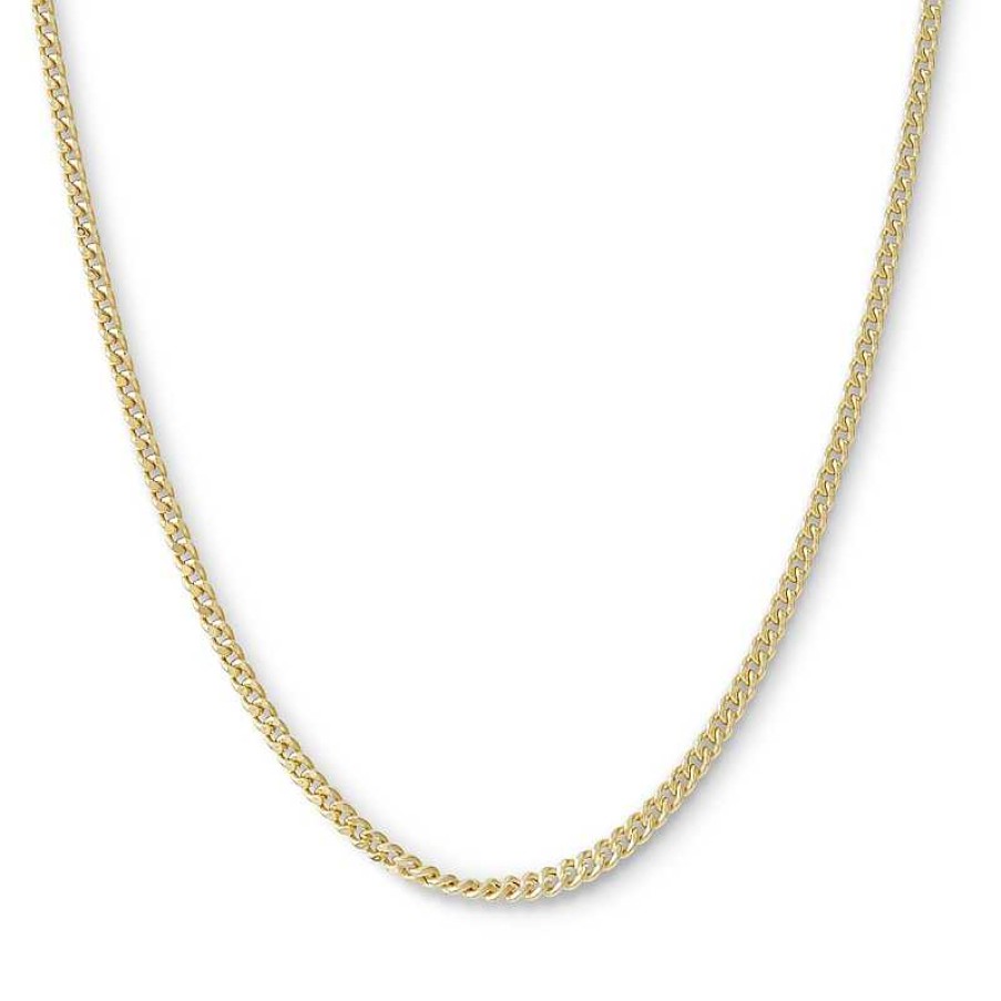 Banter 10K Hollow Gold Curb Chain - 18" Necklaces