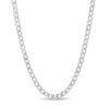 Banter Made In Italy 100 Gauge Diamond-Cut Solid Curb Chain Necklace In Sterling Silver - 18" Necklaces