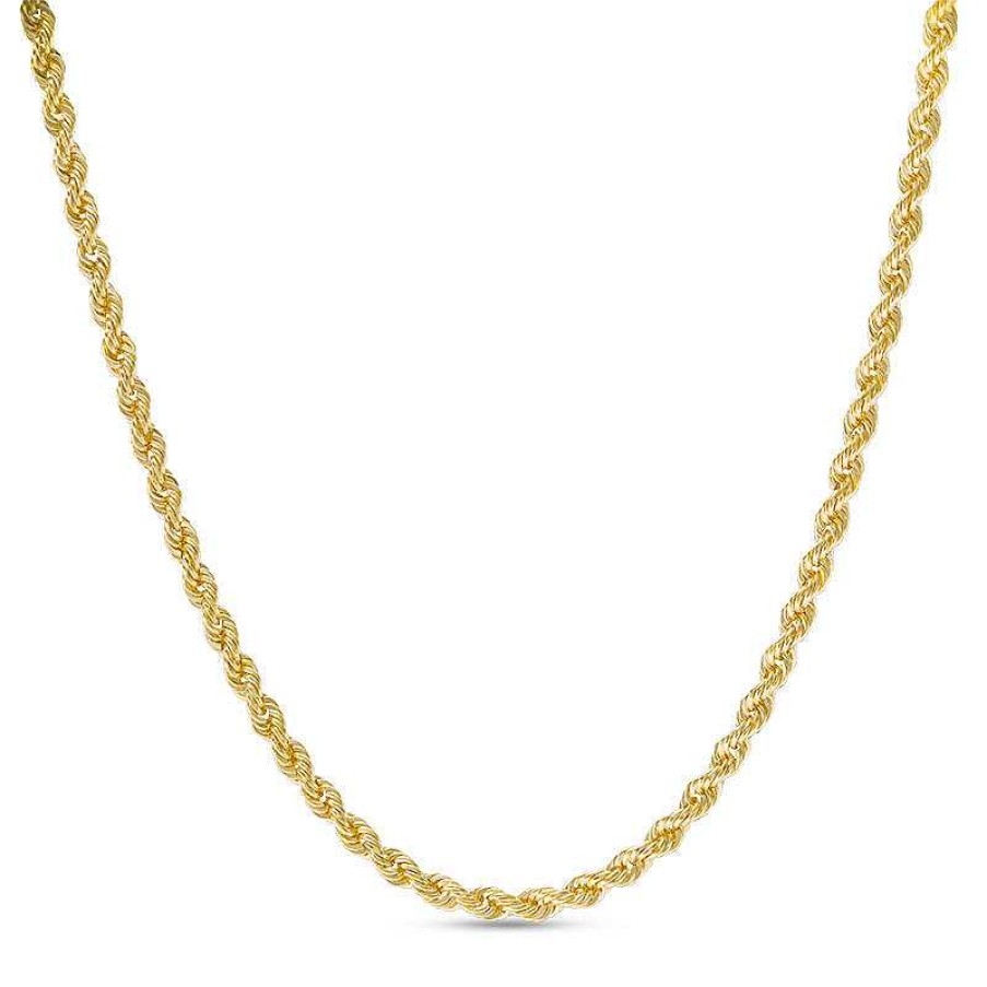 Banter 014 Gauge Rope Chain Necklace In 14K Hollow Gold - 18" Necklaces