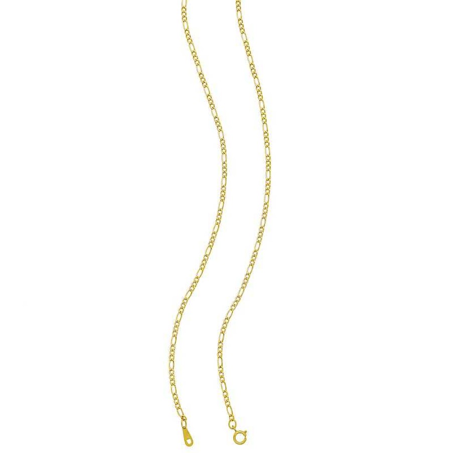 Banter 10K Hollow Gold Figaro Chain - 20" Necklaces