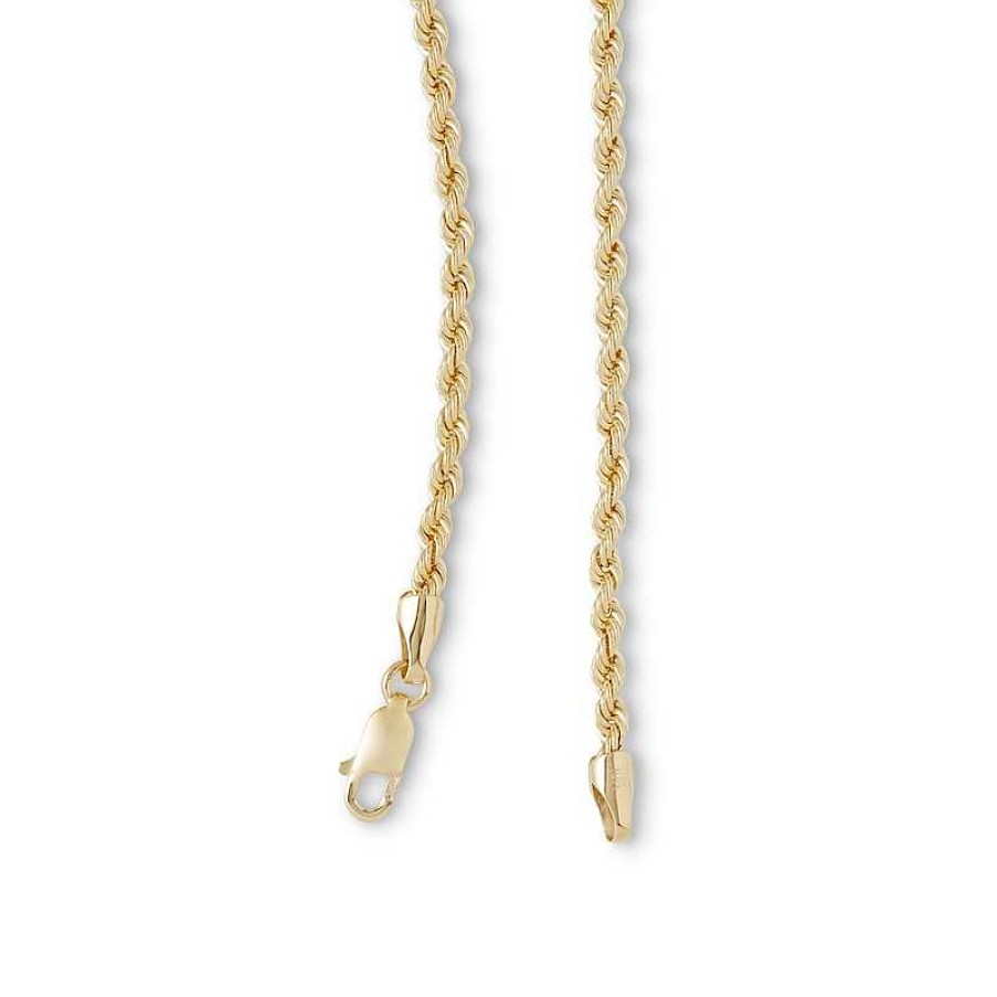 Banter 2.7Mm Rope Chain Necklace In 10K Semi-Solid Gold - 20" Necklaces