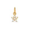 Banter Cubic Zirconia Star Bracelet Charm In 14K Semi-Solid Gold Charms