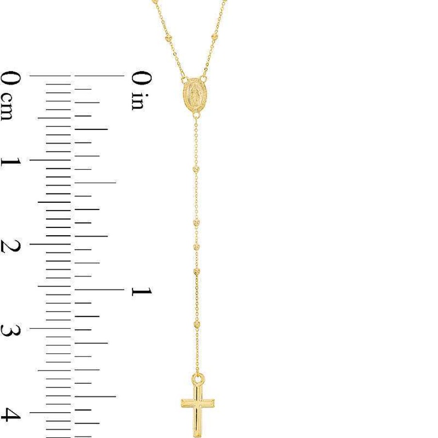 Banter 1.8Mm Rosary Bead Necklace In 10K Gold - 26" Necklaces