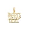 Banter Daddy'S Little Girl Necklace Charm In 10K Gold Charms