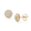 Banter 1/2 Ct. T.W. Diamond Double Frame Stud Earrings In 10K Gold Earrings