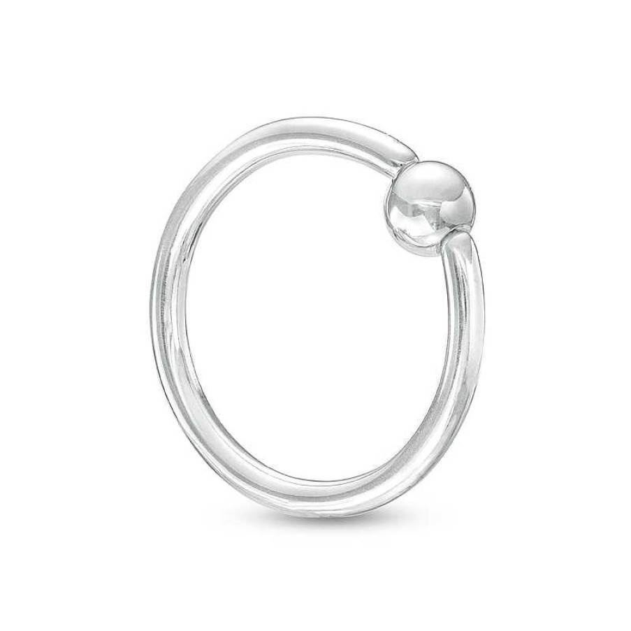 Banter Solid Titanium Captive Bead Ring - 16G 3/8" Nose