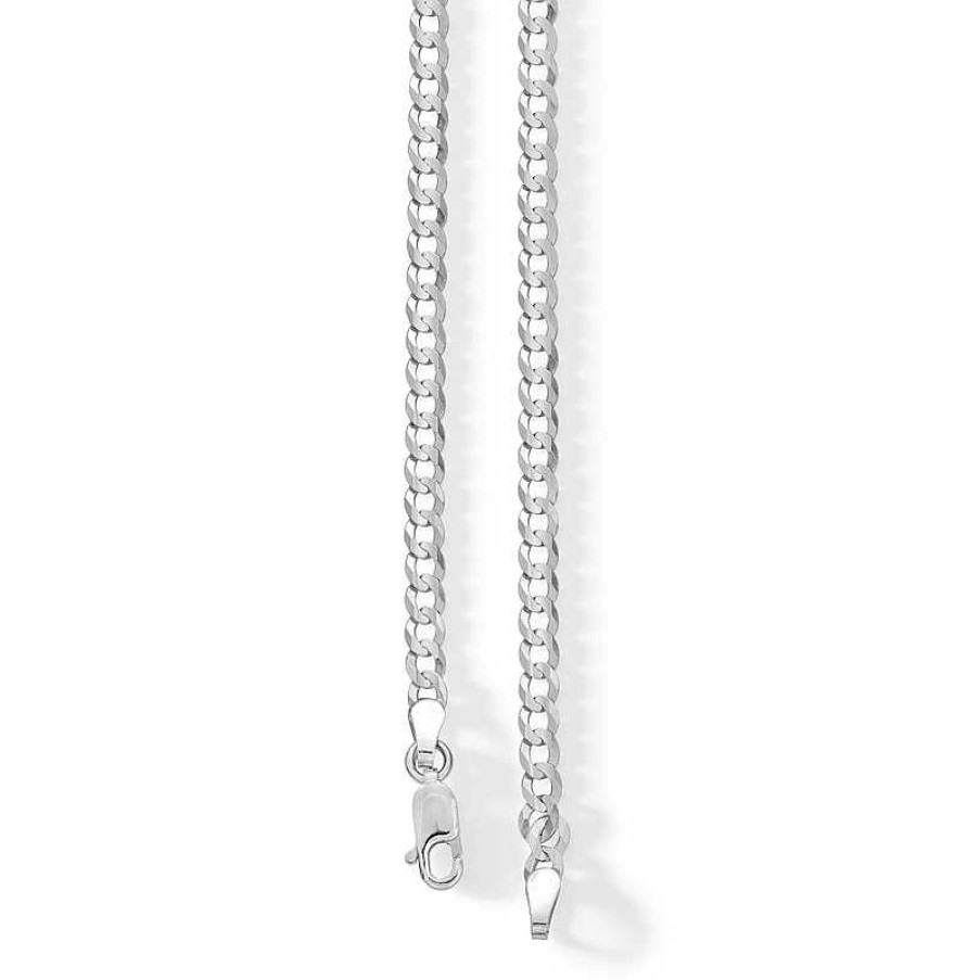 Banter Made In Italy 100 Gauge Solid Cuban Curb Chain Necklace In Sterling Silver 20" Necklaces