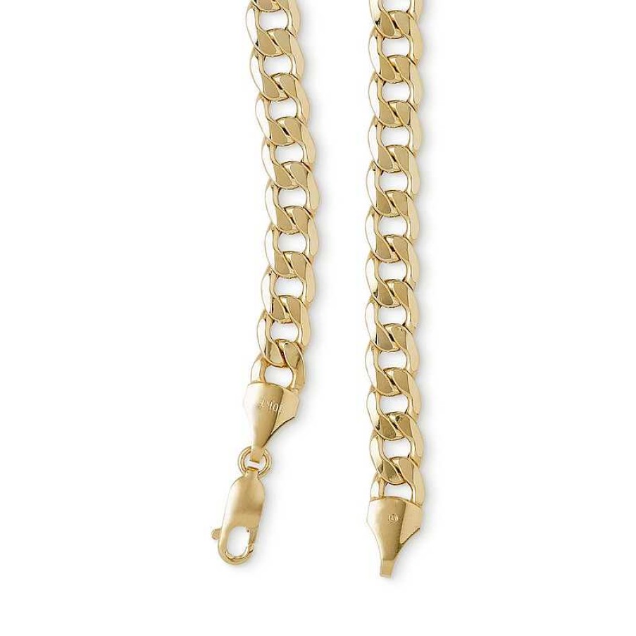 Banter 10K Hollow Gold Curb Chain Made In Italy - 24" Necklaces