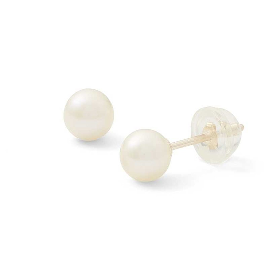 Banter 5Mm Cultured Freshwater Pearl Stud Earrings In 10K Gold Earrings