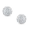 Banter 6Mm White Crystal Ball Stud Earrings In 10K Gold Earrings