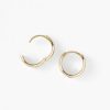 Banter 12Mm Huggie Hoop Earrings In 10K Gold Earrings