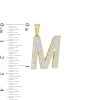 Banter 1/3 Ct. T.W. Diamond "M" Initial Necklace Charm In 10K Gold Charms