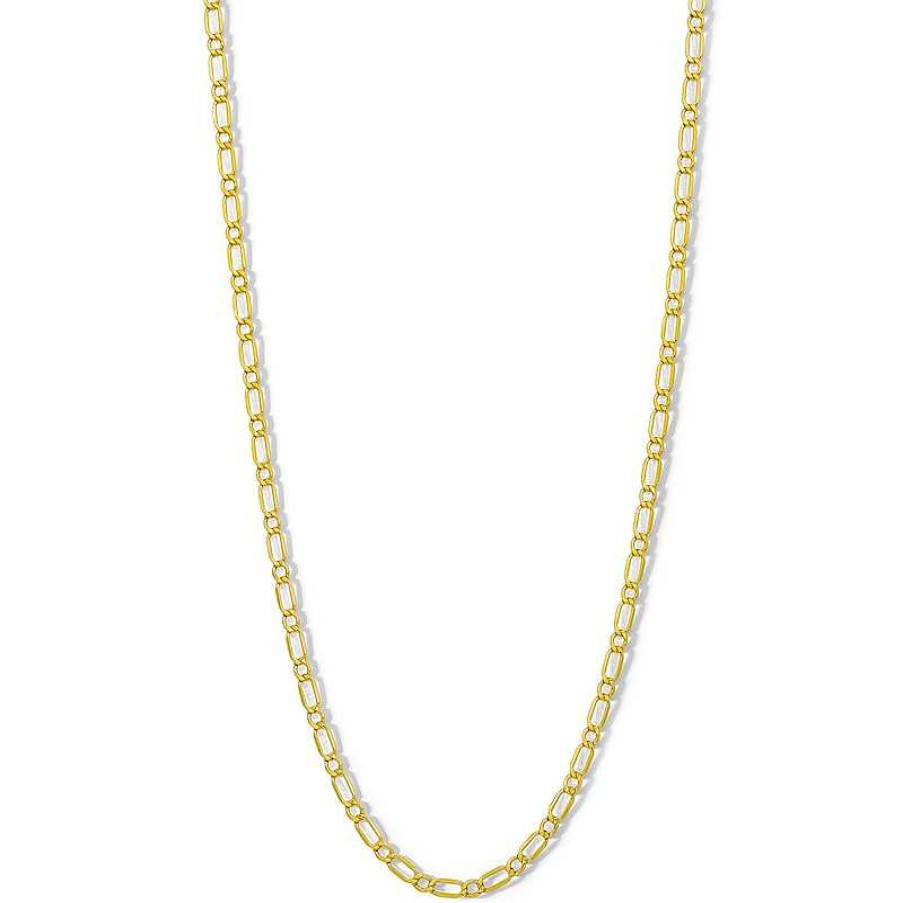 Banter 10K Hollow Gold Figaro Chain - 20" Necklaces