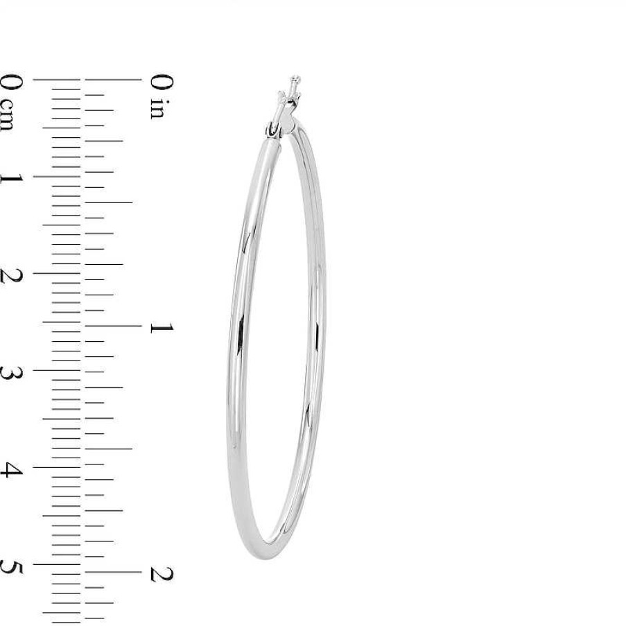 Banter 45Mm Hoop Earrings In Sterling Silver Earrings