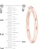 Banter 30Mm Tube Hoop Earrings In 14K Rose Gold Earrings