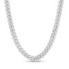 Banter Made In Italy 6.9Mm Pav Miami Curb Chain Necklace In Solid Sterling Silver - 22" Necklaces