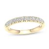 Banter 10K Solid Gold 1/2 Ct. T.W. Lab-Created Diamond Anniversary Band Rings