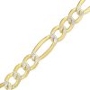 Banter 6.5Mm Diamond-Cut Figaro Chain Bracelet In 10K Semi-Solid Gold - 8.5" Bracelets