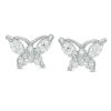 Banter Child'S Marquise Cubic Zirconia Butterfly Stud Earrings In Sterling Silver Earrings